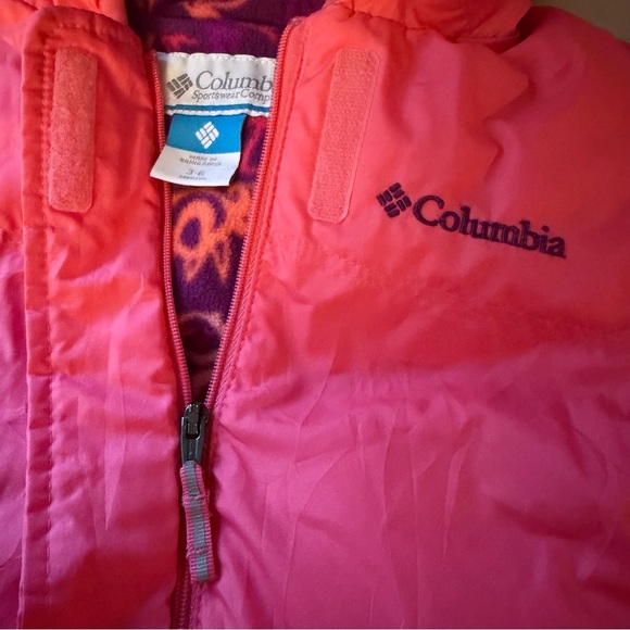 Columbia Baby Snowsuit Bunting Pink Purple Fleece 3–6 Months - Picture 9 of 10